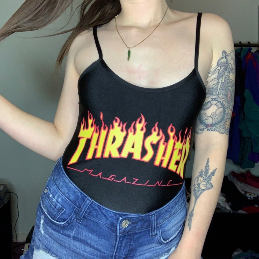 Thrasher Magazine Bodysuit